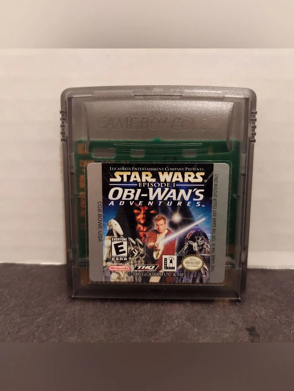 Obi-Wan's Adventures Game Boy Colpr Star Wars Episode I 1 The Phanrom Menace
